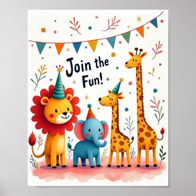 Kids room /Party Poster (Framsidan)