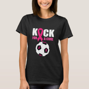 Kids Rosa Ribbon Soccer Ball for Girls Boys Kick T Shirt