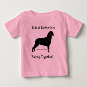 Kids & Rottweilers tillhör tillsammans! Tee