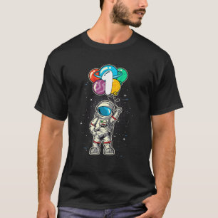 Kids Rymden Astronaut 1St Birthday Boy 1 År T Shirt