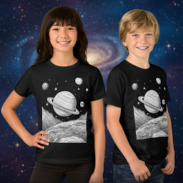 Kids Rymden Äventyr T-Shirt