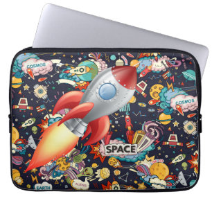 Kids Rymden Laptop Fodral