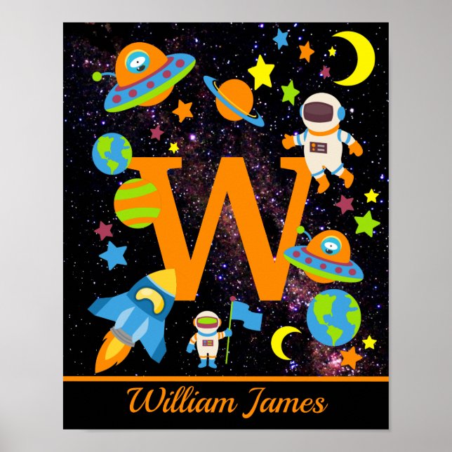 Kids Rymden Milkyway Poster (Framsidan)