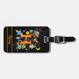 Kids Rymden Rocket Bagagebricka