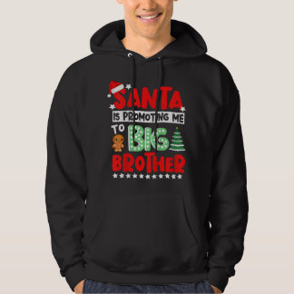 Kids Santa befordrar mig till Big Brother Christma Hoodie