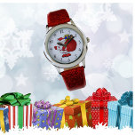 Kids Santa Se julen Armbandsur<br><div class="desc">Barnen i ditt liv kommer att vaka över den röda gnistran med Santa och hans väska om leksak för helgdagarna!</div>
