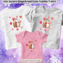 Kids Santa's Gingertea Cutie T Shirt