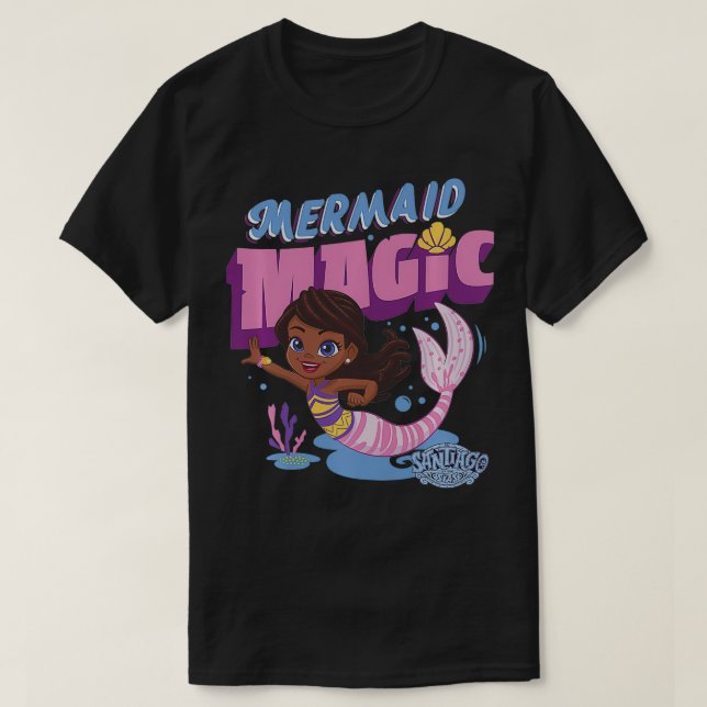 Kids Santiago of the Seas Sjöjungfru Magic Premium T Shirt (Design framsida)