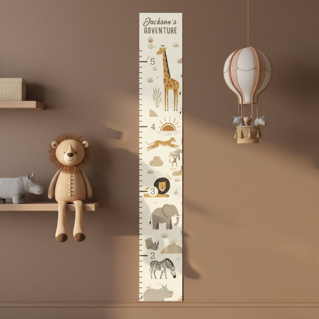 Kid's Savanna Sunrise Safari Growth Chart ID1259 Poster (Skapare uppladdad)