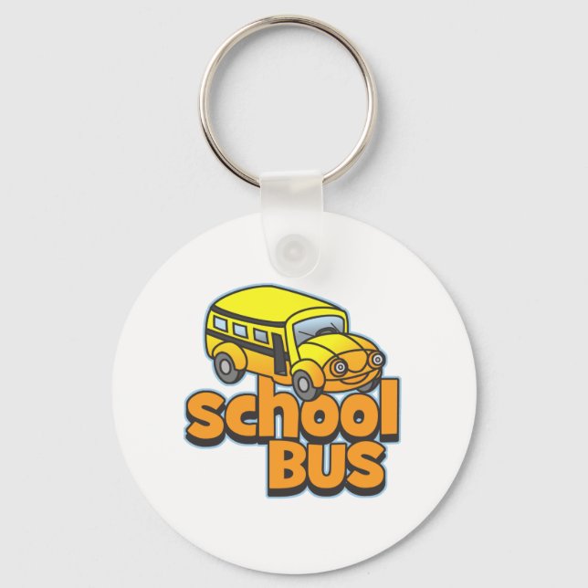 Kids School Buss Nyckelring (Framsida)