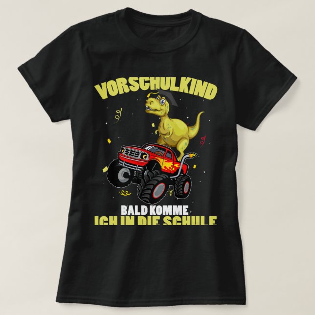 Kids Schulkind Schulanfang T Shirt (Design framsida)
