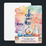 Kids Science Birthday Inbjudningar<br><div class="desc">Kids Science Birthday-inbjudan</div>