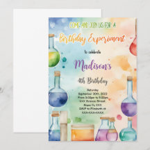 Kids Science Födelsedagsfest