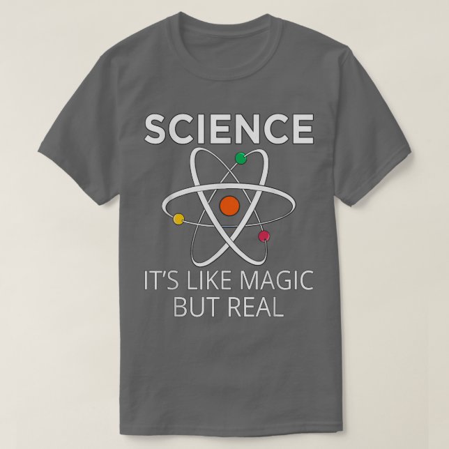 Kids Science It's Like Magic But Real Teachers Sci T Shirt (Design framsida)
