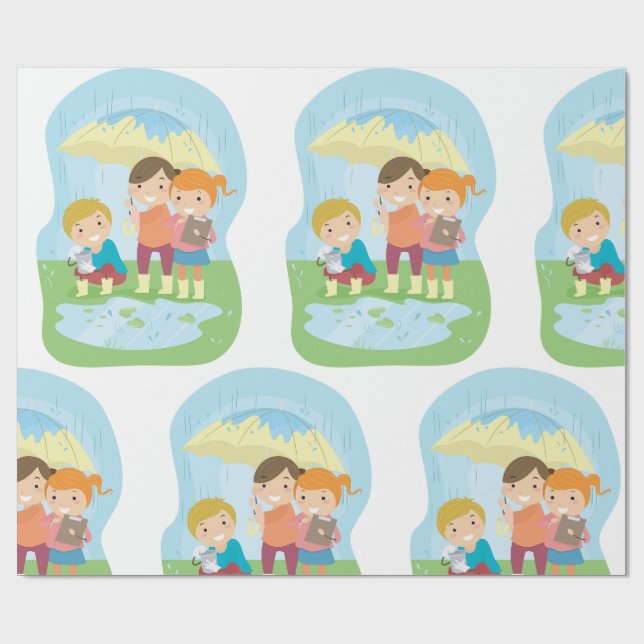 Kids Science Nature Study in Rain Presentpapper (Platt)