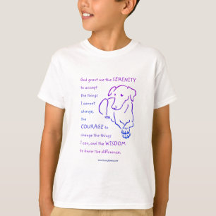 Kids Serenity Prayer w/Hund tröja