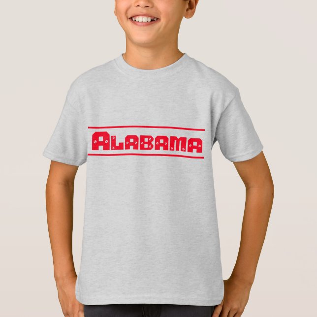 Kids Shirt-Alabama T Shirt (Framsida)