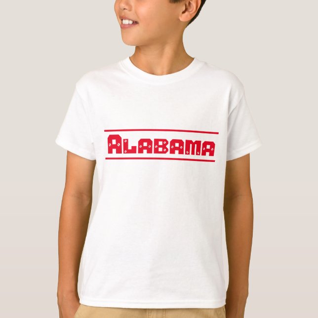 Kids Shirt-Alabama T Shirt (Framsida)