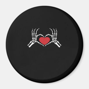 Kids Skeleton Hand Heart Valentines day Coola Clas Magnet