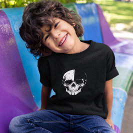 Kids Skull T Shirt - Skullskal för krackat skal