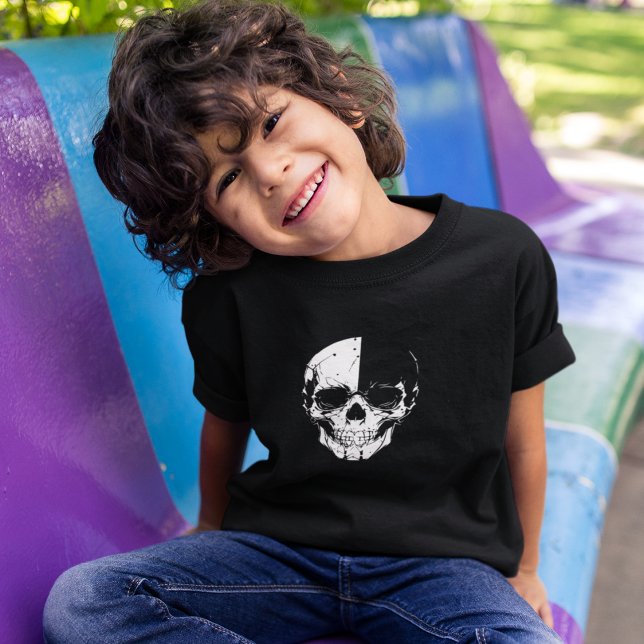 Kids Skull T Shirt - Skullskal för krackat skal (Skapare uppladdad)