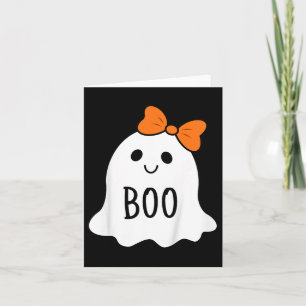 Kids Småbarn Halloween Boo Ghost med bismaskar Kort