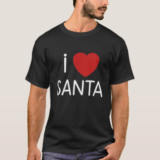 Kids Småbarn I Kärlek Jultomten Boys Girls Christm T Shirt
