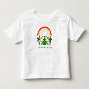 Kids Småbarn Leprechaun Guld St patrick's day T Shirt