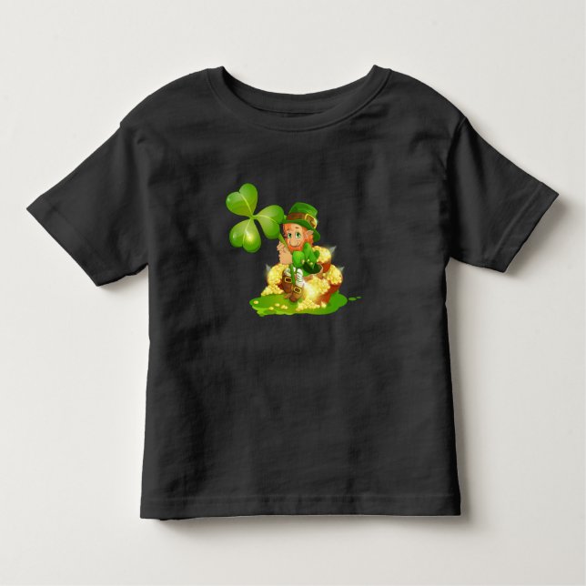 Kids Småbarn T-Shirt-St. Patrick's Day T-shirt (Framsida)