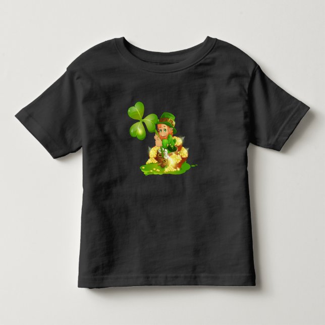 Kids Småbarn T-Shirt-St. Patrick's Day Tröja (Framsida)