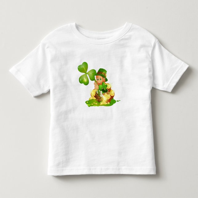 Kids Småbarn T-Shirt-St. Patrick's Day Tröja (Framsida)