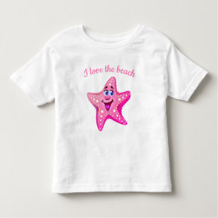 Kids Småbarn T-Shirt-Starfish T Shirt