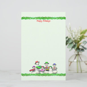 Kids Snö People jul Brevpapper