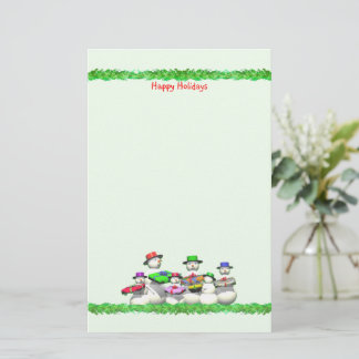 Kids Snö People jul Brevpapper