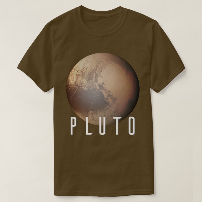 Kids Solar System Planet Pluto Kids Space Science T Shirt (Design framsida)