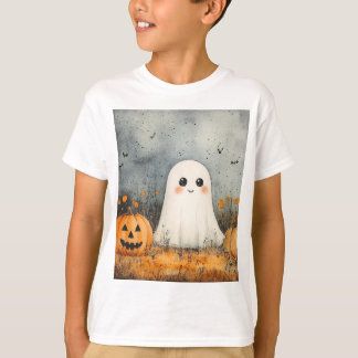 Kids spökhalloween-tshirt t shirt