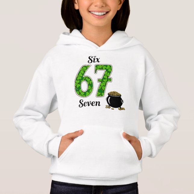 Kids St.Patrick’s Day Six Seven T Shirt (Framsida)