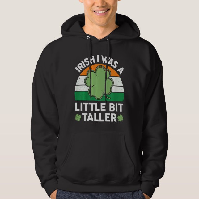 Kids St patricks day Irish, jag var en liten bit T Hoodie (Framsida)