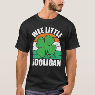 Kids St patricks day Irish Wee Little Hooligan T Shirt