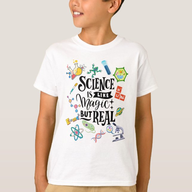 Kids STEM T-Shirt Design (Framsida)