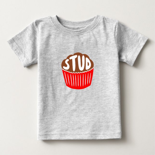 Kids Stud Muffin Valentine Shirt T (Framsida)