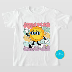 Kids Summer Shirt   Coola Retro Sol T-Shirt