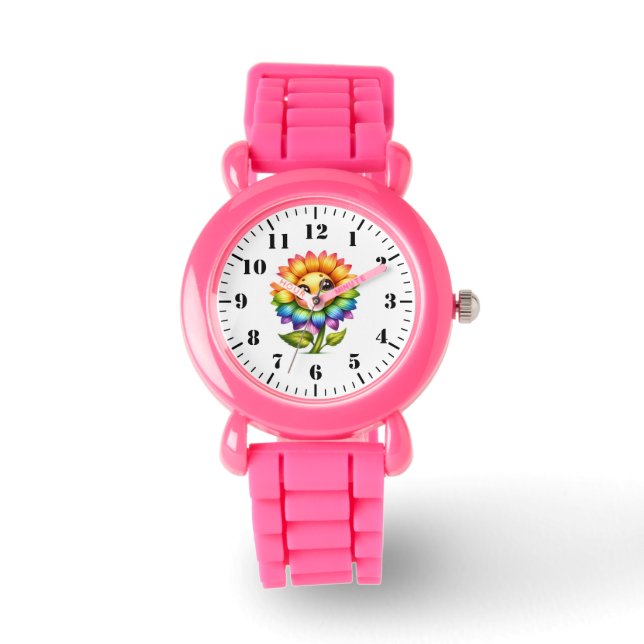 Kids Sunflower Cutie Armbandsur (Framsida)