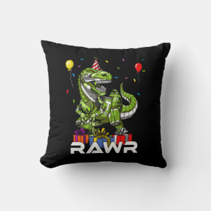 Kids T-Rex Dinosaur Robot Rawr Birthday Boy Party Kudde