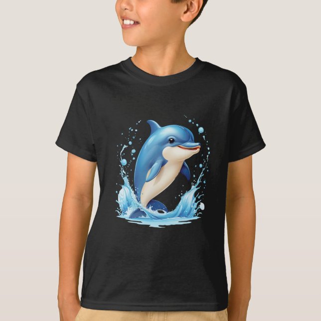 Kids T-Shirt Dolphin (Framsida)