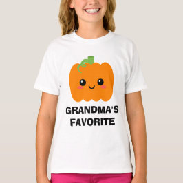 Kids T-shirt från Grandma, Halloween Thanksgiving