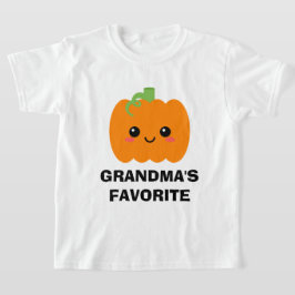 Kids T-shirt från Grandma, Halloween Thanksgiving