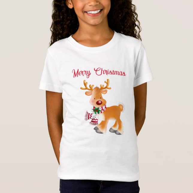 Kids T-Shirt Helgdag Rudolph (Framsida)