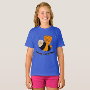 Kids T Shirt med Bee Graphic