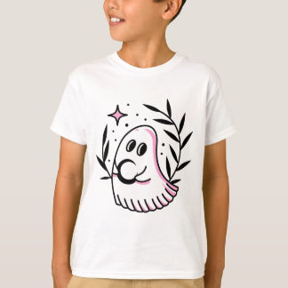 Kids T-Shirt med Rosa och svart Logotyp